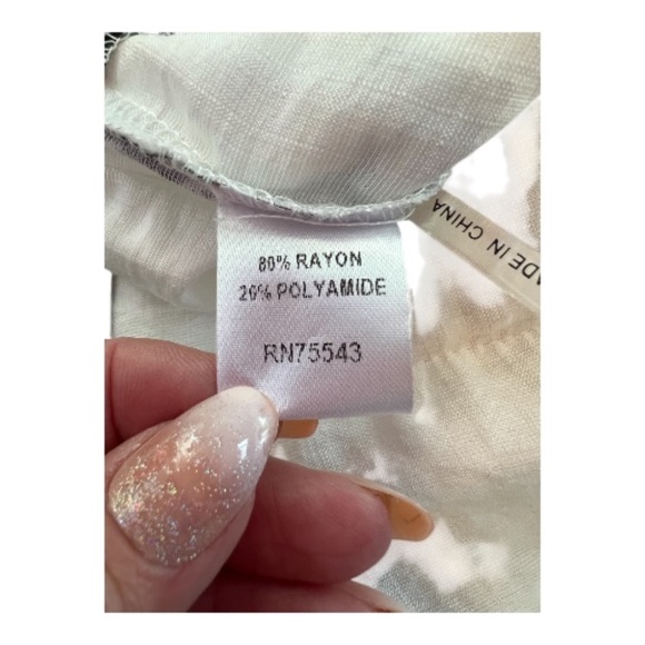 🆕 NWT Radzoli women’s white & black abstract wide leg pants – size XXL - Picture 7 of 7